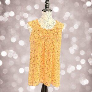 Blue Tassel Sleeveless Top